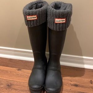 Hunter boots half cardigan soft - tall